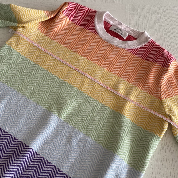 ⬇️ PRICE DROP ⬇️ Frankie’s Melbourne - Rainbow Striped Knit Jumper - Picture 9 of 10